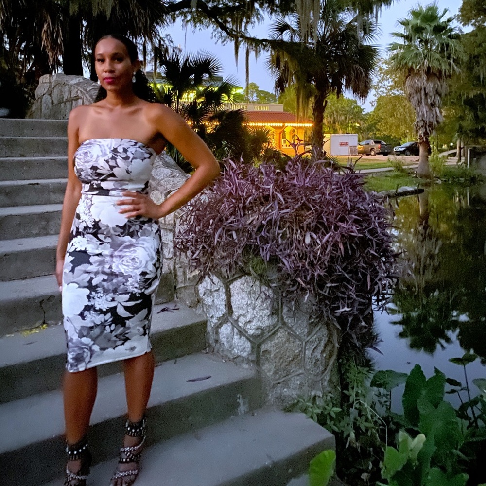 ASOS Floral Midi Dress